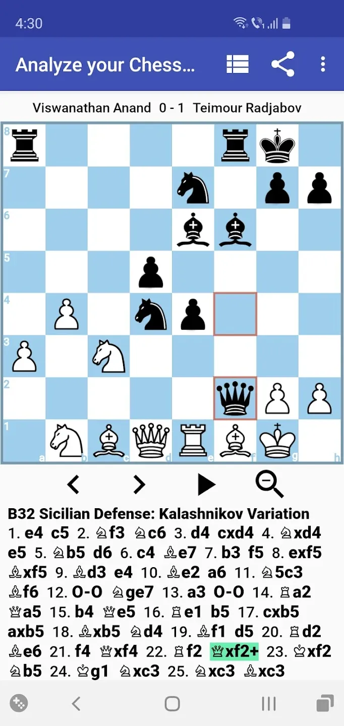 Analyze your Chess