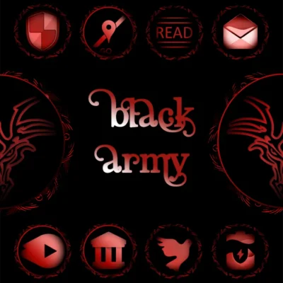 Black Army Ruby - Icon Pack