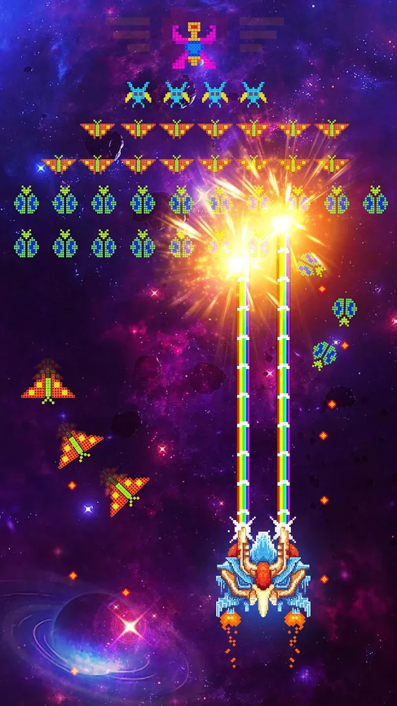 Galaxy Attack Android App in the Google Play Store