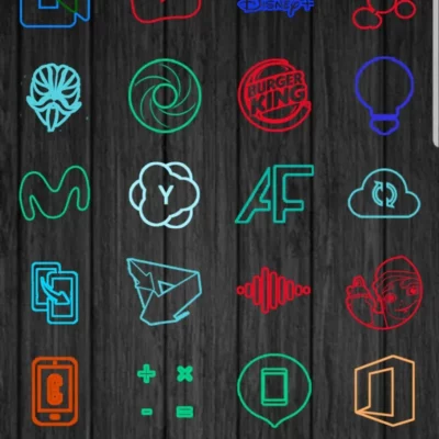 Color Lines - Icon Pack
