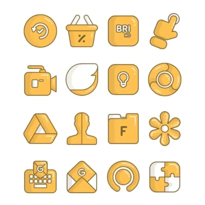 Olympia Yellow - Icon Pack