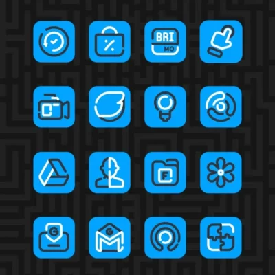Linios Blue - Icon Pack