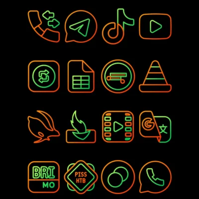 Outline Marigold - Icon Pack