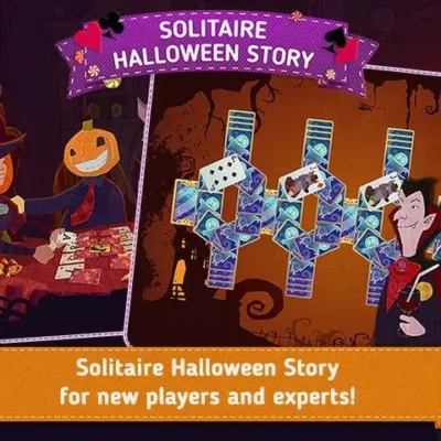 Solitaire Halloween Story