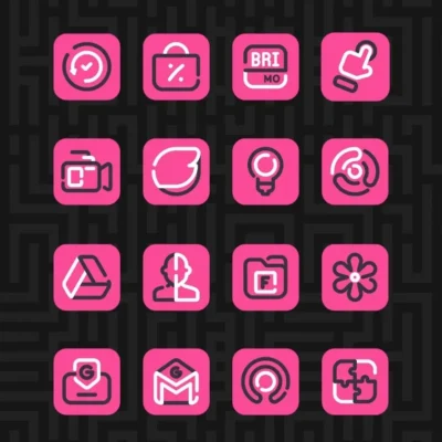 Linios Pink - Icon Pack