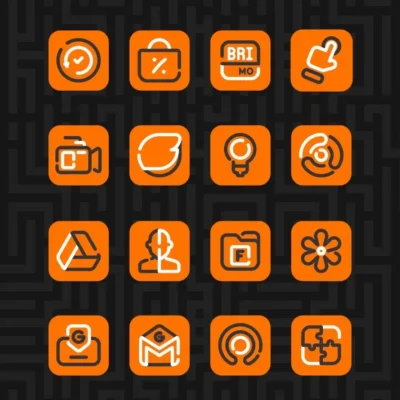 Linios Orange - Icon Pack