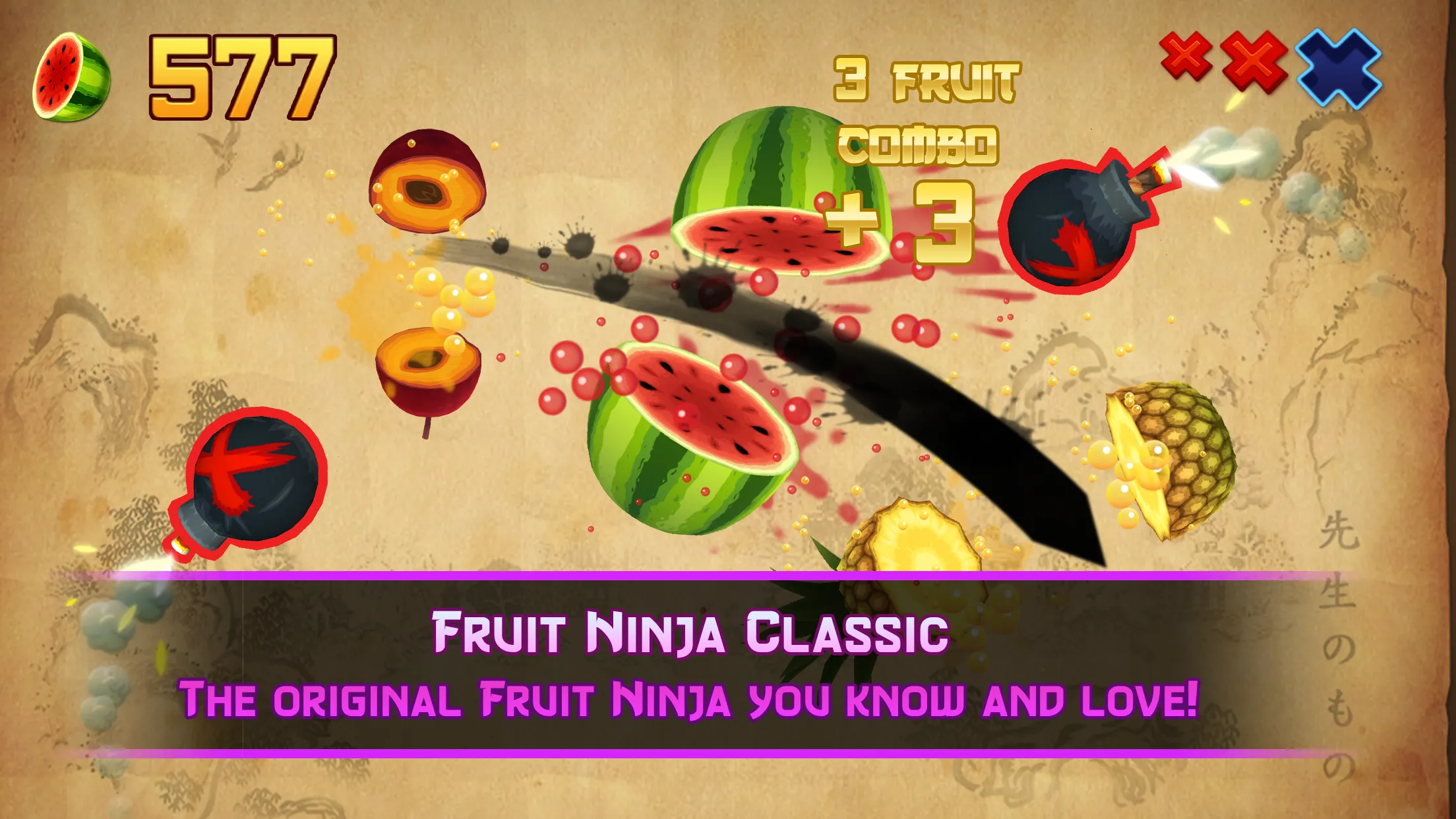 CrunchDeal: Fruit Ninja for Android free on the  Appstore