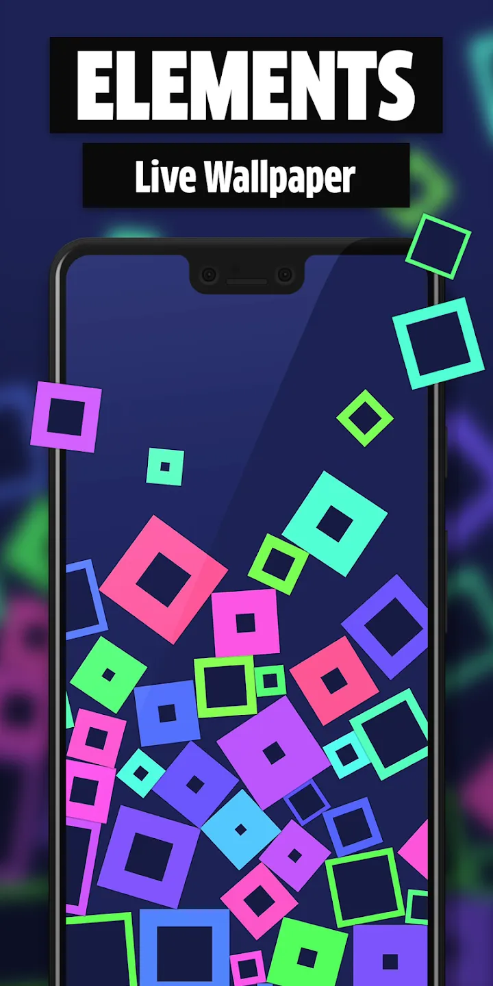 Elements Live Wallpaper on Android in the Google Play Store