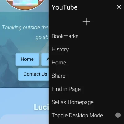 Lucid Browser screenshot