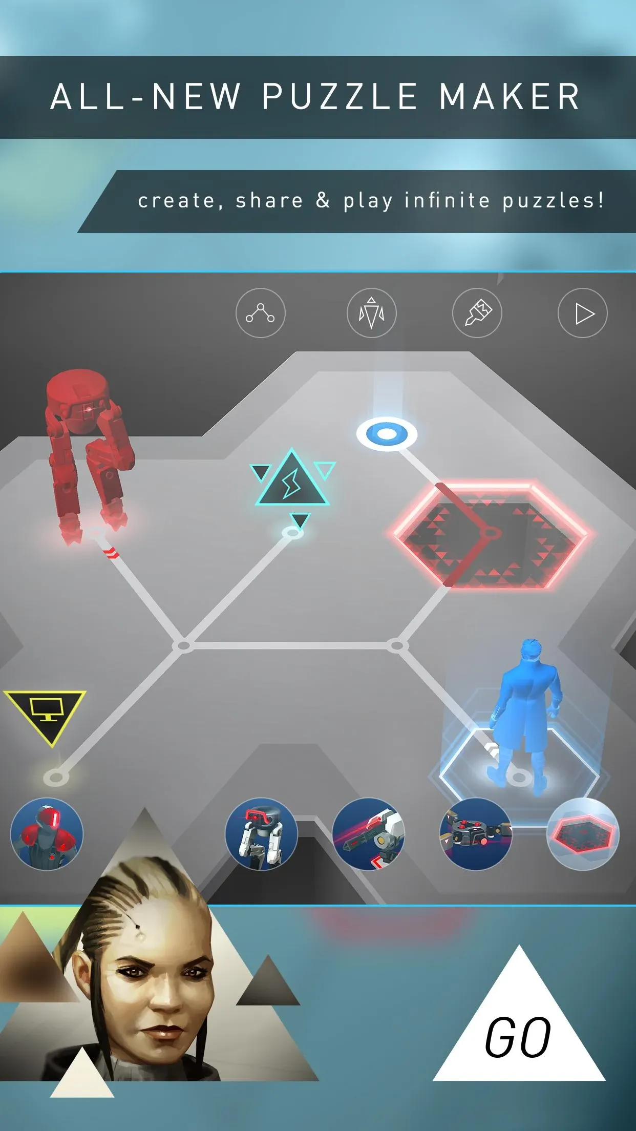 Deus Ex GO android screenshot