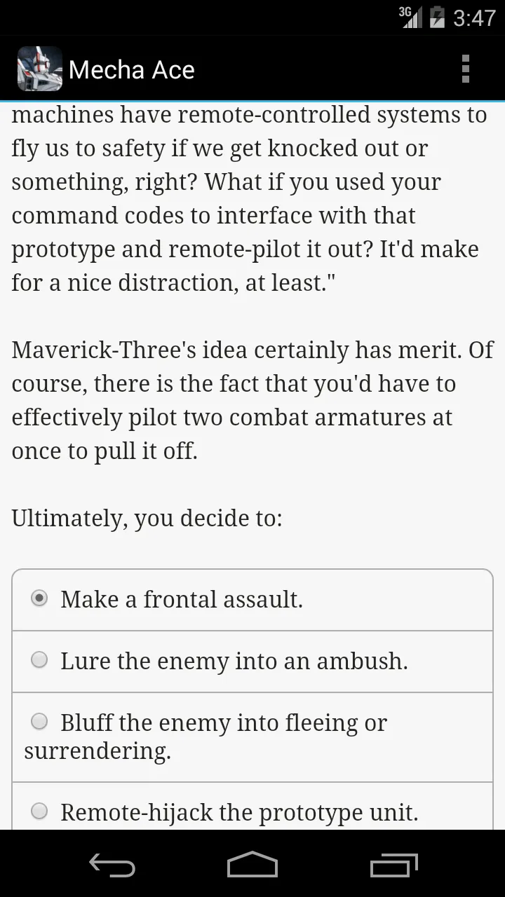 Mecha Ace android screenshot