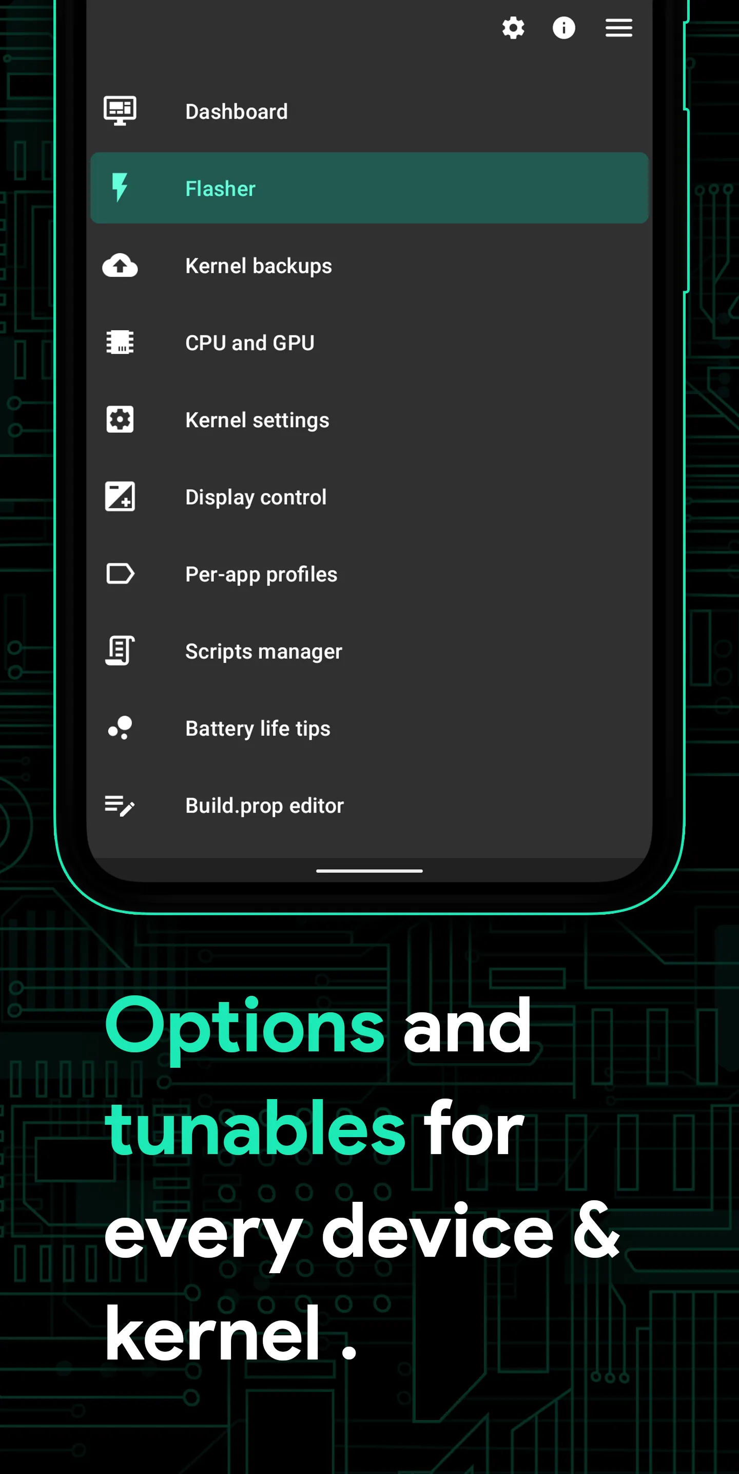 Franco Kernel Manager android screenshot