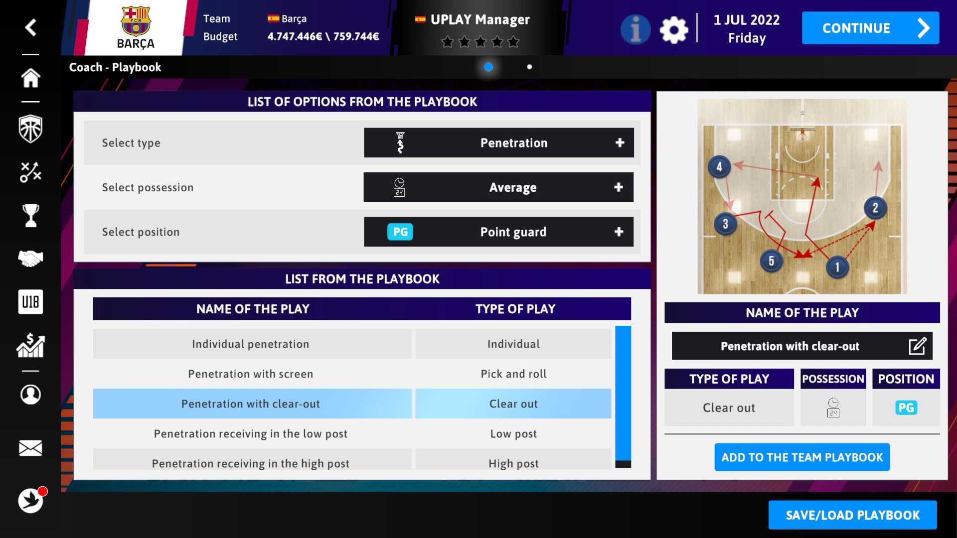 iBasketball Manager 23 android screenshot